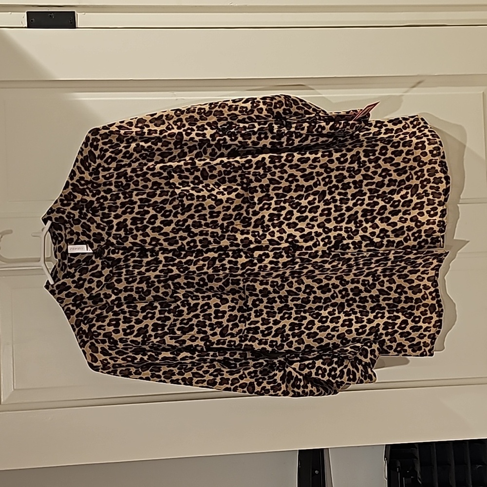 Xhilaration, Leopard print blouse, Size M